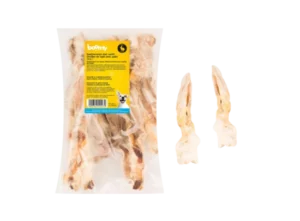 Oreilles de lapin avec poils 200g (VE = 8)