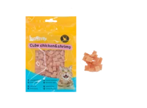 Mini cube chicken & shrimp for cat 80g (VE = 8)