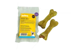 Beef bone bullepees 12cm 2st (VE = 6)