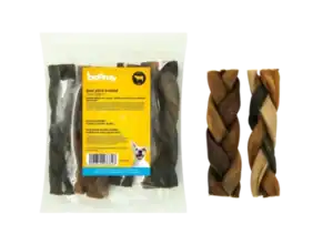 Beef stick braided 15cm 250g (VE=6)